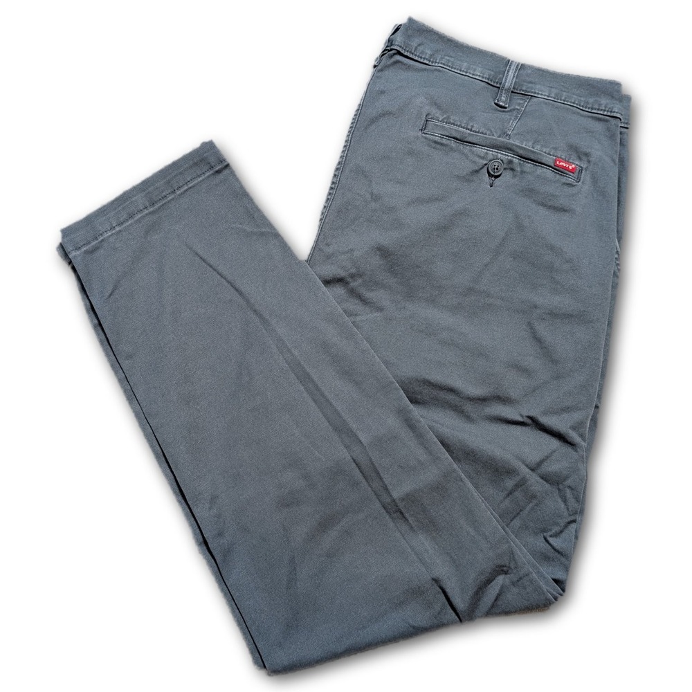 Levi's XX Chino Mens Pants Slate 40x32 Standard Taper Stretch Pockets Tapered